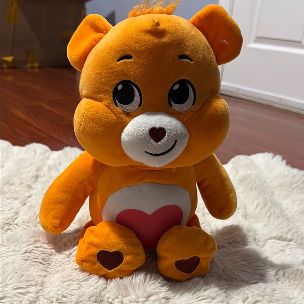 Orange Plush Bear Toy